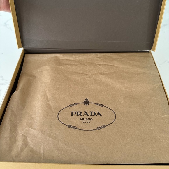 NEW PRADA Cris Cross Espadrille Wedge - Picture 8 of 9